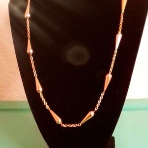Elegant Gold Cone Necklace